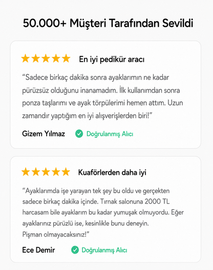 Suve Şarjlı Ayak Törpüsü ile Pürüzsüz Ayaklar